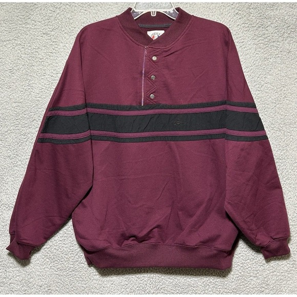 Greenline International Other - Vintage 90s Greenline International Pullover Shirt Mens L Purple Black Blokecore